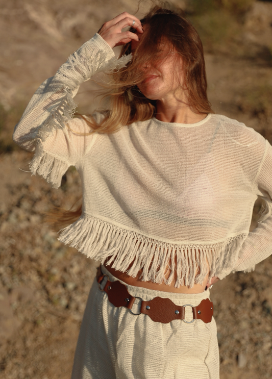 Cinturón Mariposa S/A Caramel