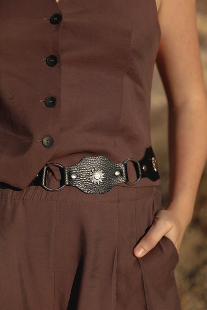 Cinturón Mariposa Negro