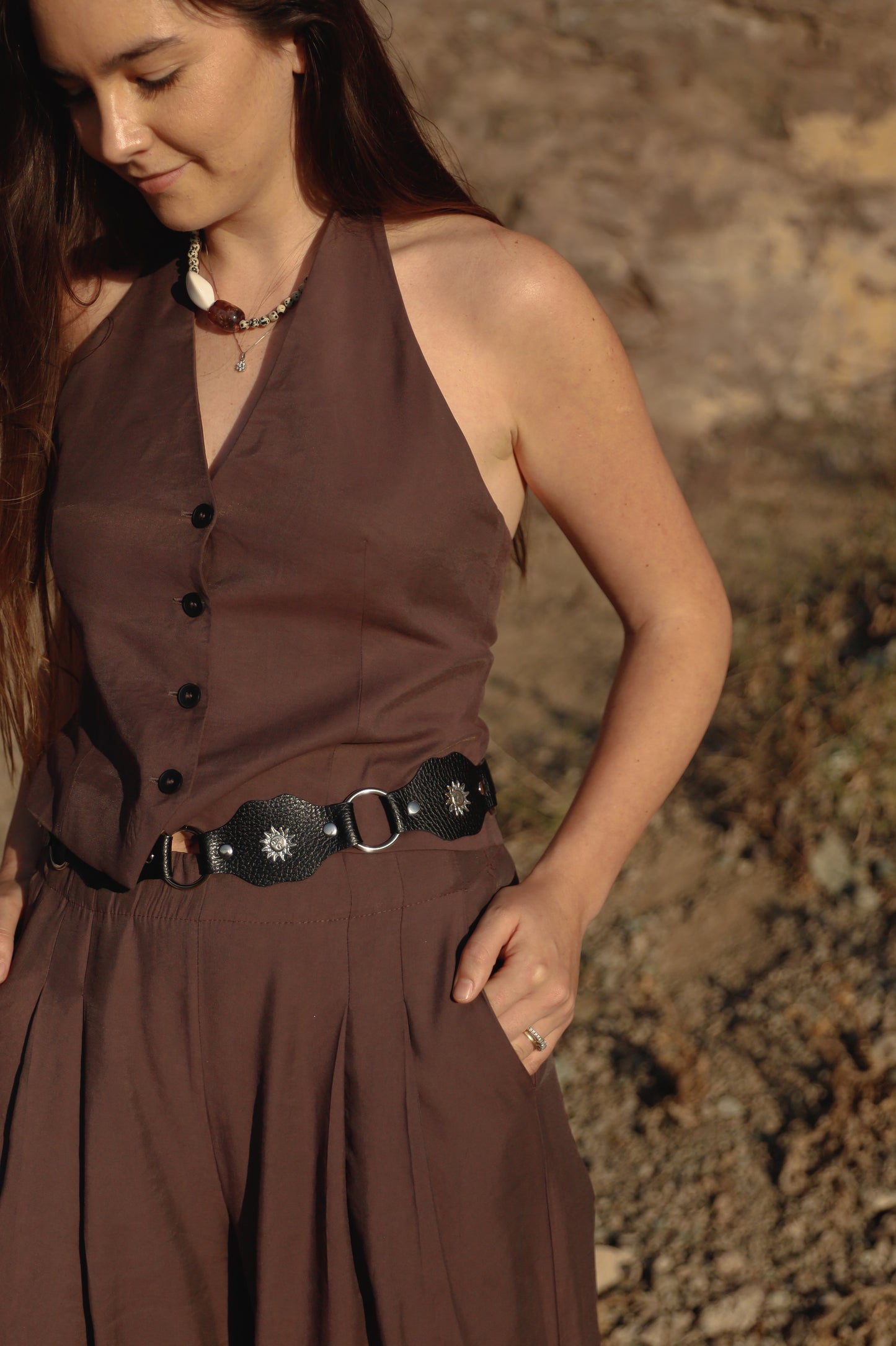 Cinturón Mariposa Negro